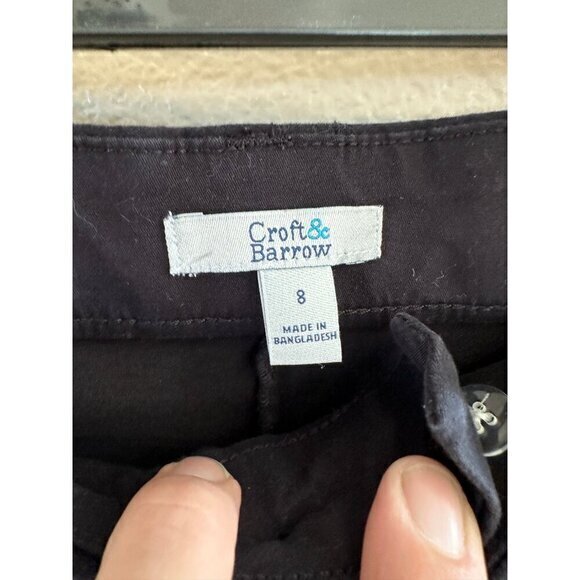 Croft & Barrow Women's‎ Black Short Skirt, skort, black skort, short skirt, - Picture 5 of 5